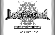Last Stand Title Screen